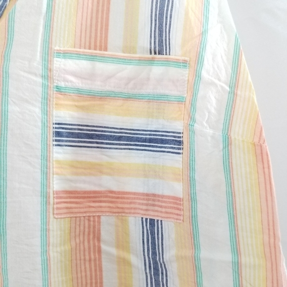 Faded Glory Multicolor Striped Sleeveless Cotton Top Size 3x - Picture 5 of 8